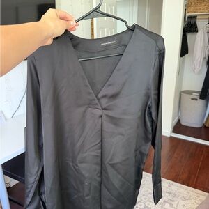 Banana Republic Charcoal Blouse